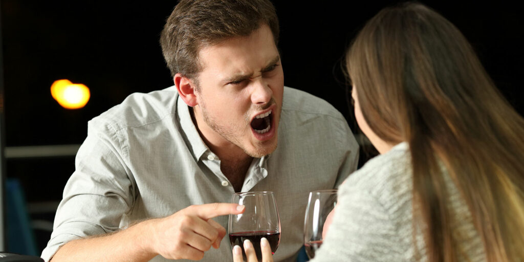 husband angry at wife