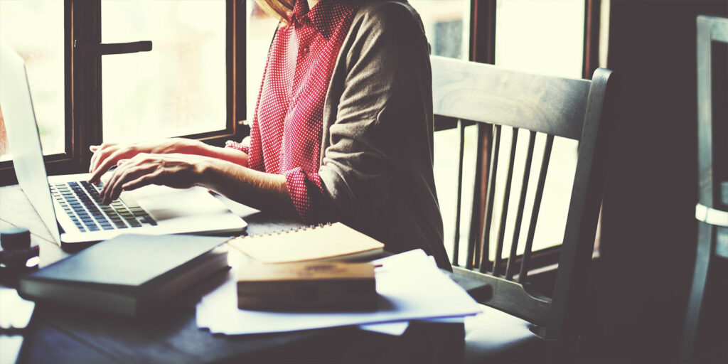 Woman on laptop