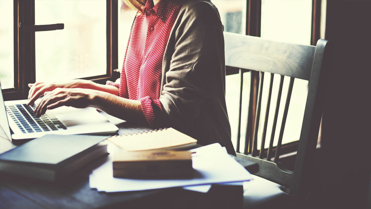 Woman on laptop