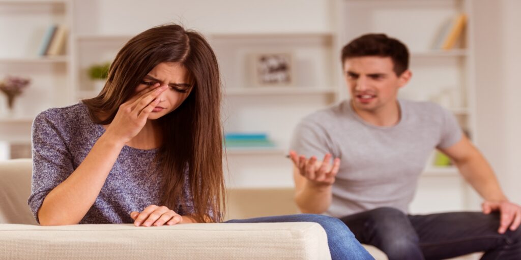 angry husband making divorce take longer