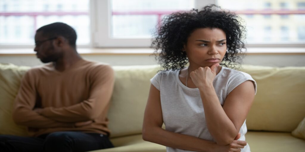 couple in a loveless marriage