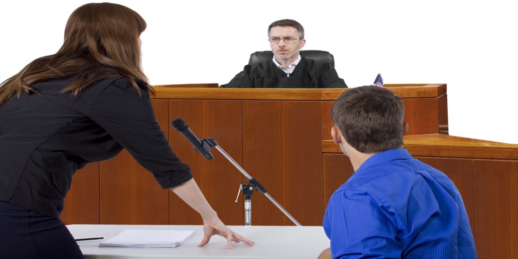 judge and divorce attorney