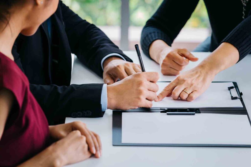 couple divorce-proofing their business