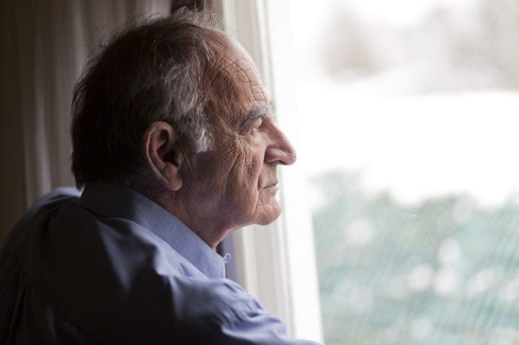 Older man entering a gray divorce