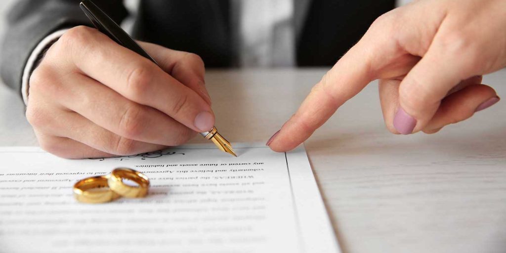 Man learning how to file for divorce in Maryland