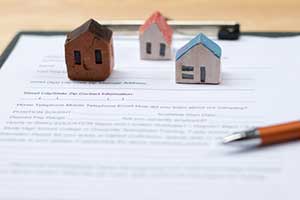 Property documents ready for a divorce