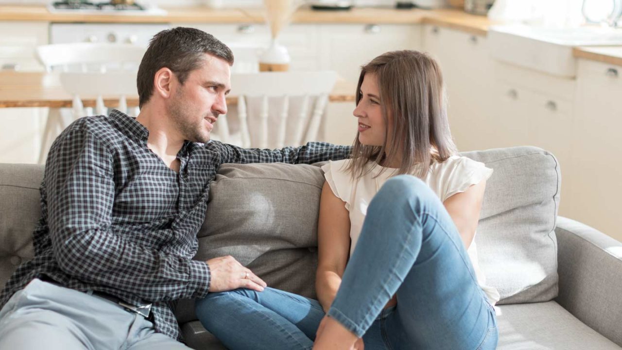 couple discussing relationship