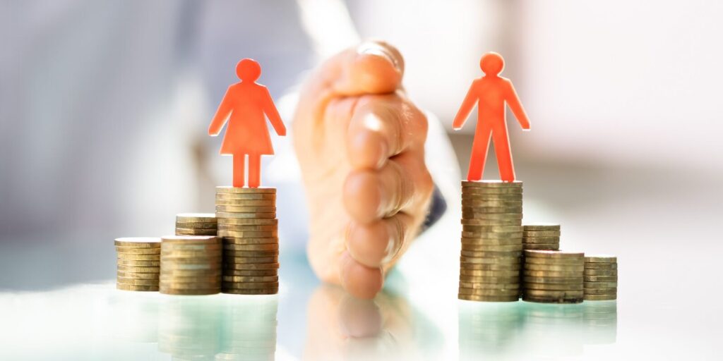 division of money between a couple