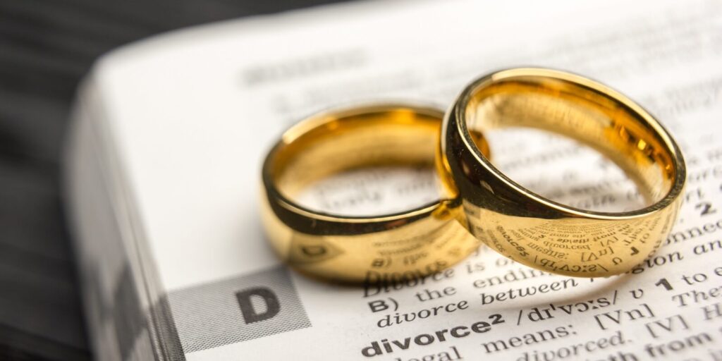 divorce and separation concept