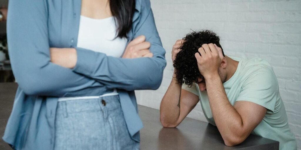 discord between man and woman