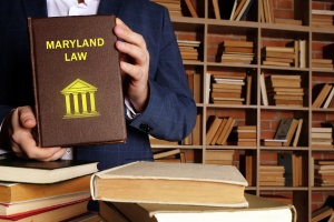 MARYLAND LAW inscription on the sheet. Maryland residents are subject to Maryland state and U.S. federal laws