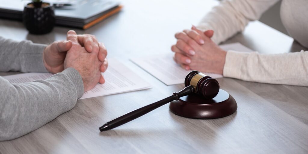 concept of divorce with judge gavel
